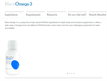 Tablet Screenshot of maris-omega3.com